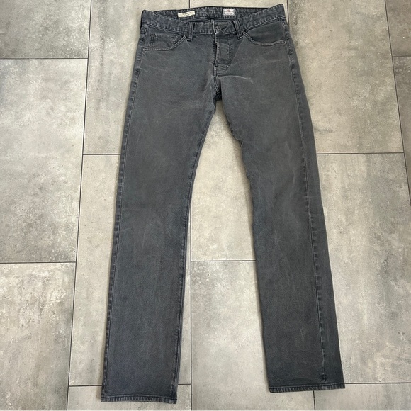 AG Adriano Goldschmied the matchbox slim straight gray denim jeans 33 - Picture 1 of 6